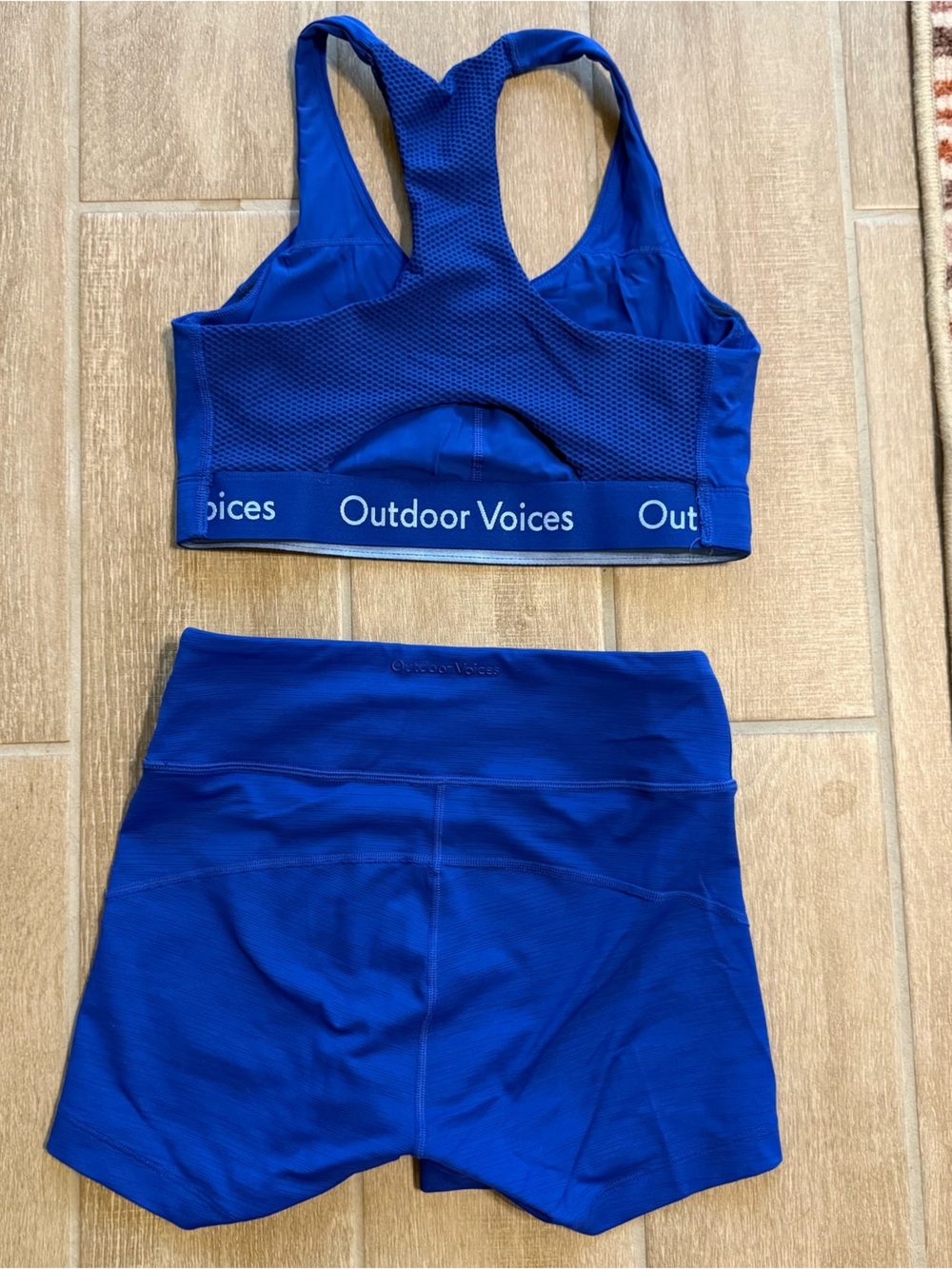Outdoor Voices Cobalt Blue Set